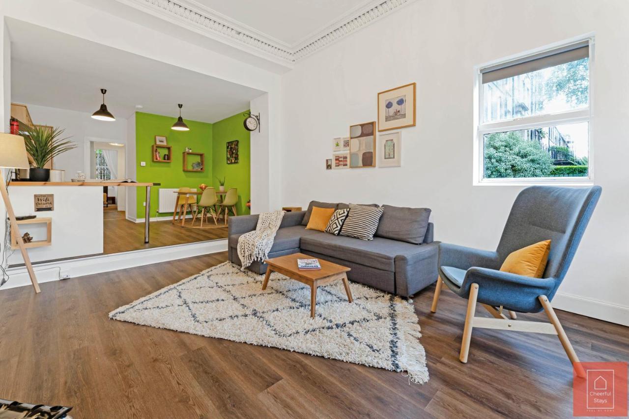 Cheerful Stays: Spacious Flat In Vibrant Leith EDI Exteriér fotografie